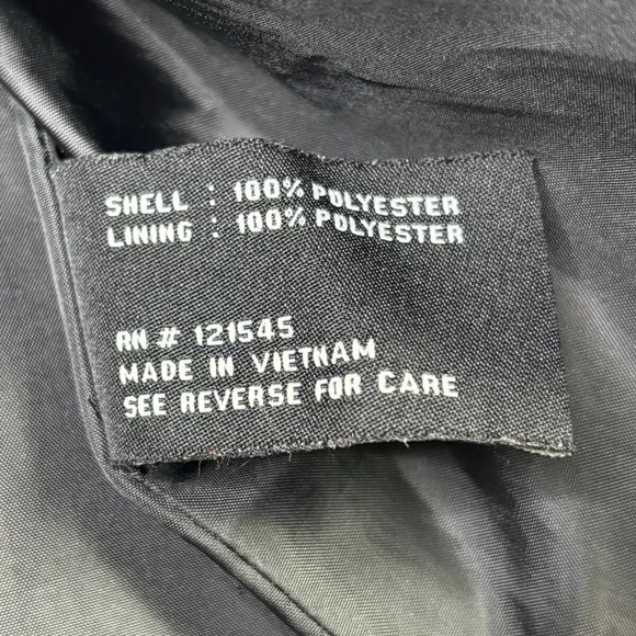 London Fog Trench Coat Women’s PM Black Softshell Metal Buckles Hooded Jacket - Picture 10 of 14